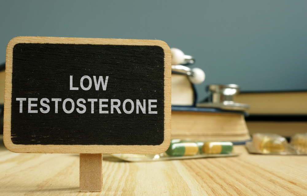 Sign that says "Low Testosterone"